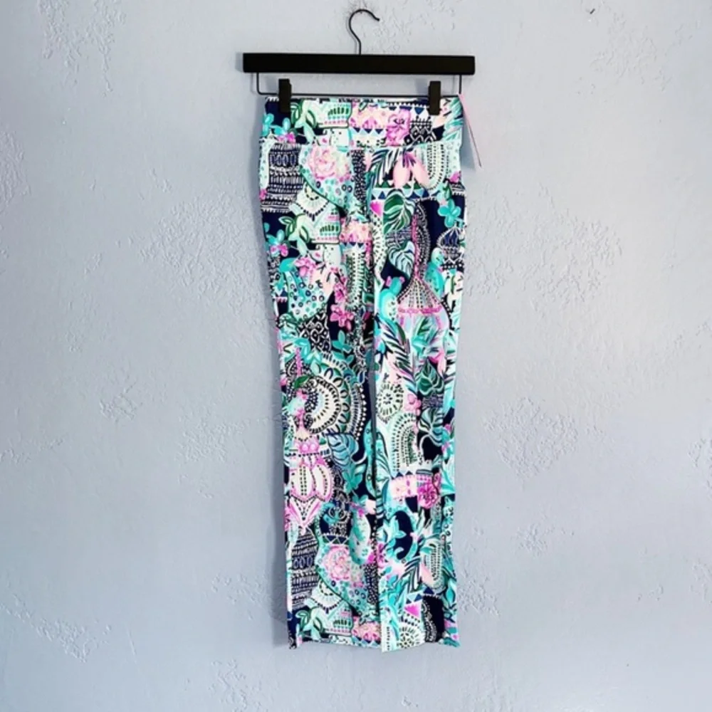 Lily Pulitzer Loralee Yoga Pants Looking Sharp Size XXS - Picture 1 of 6